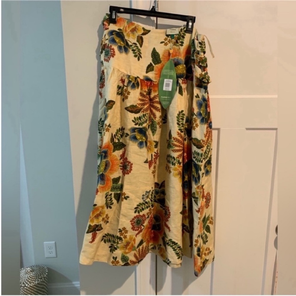 Delicate garden midi skirt - Picture 5 of 6